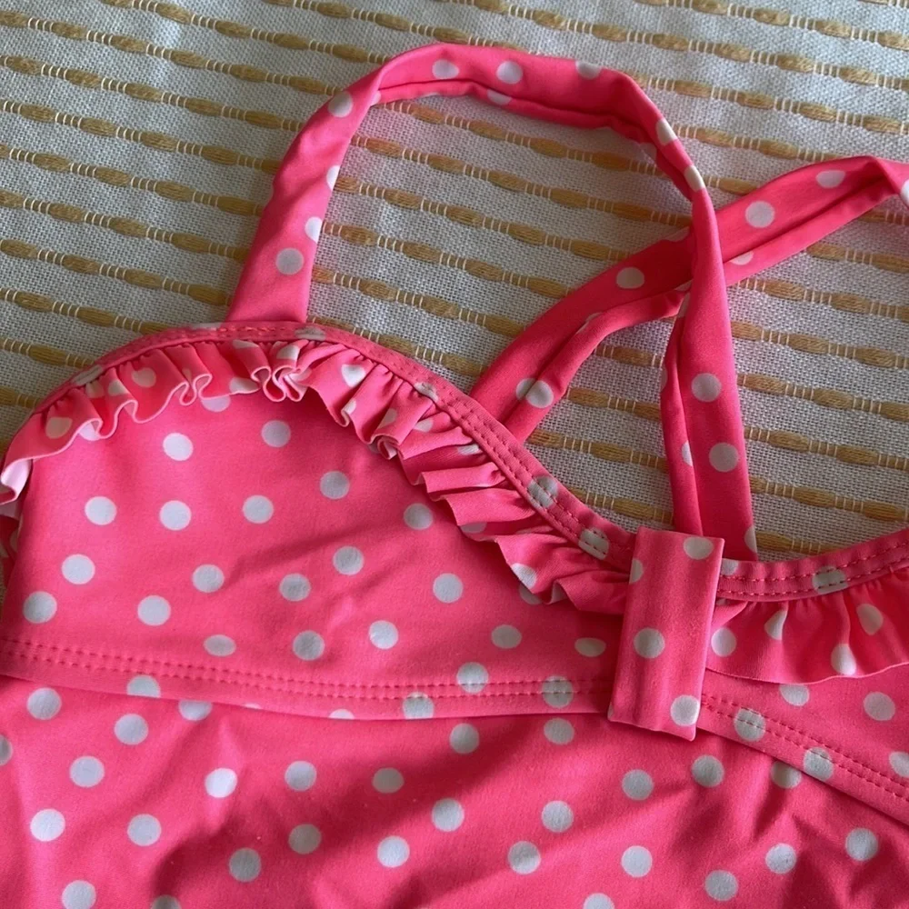 𝅺XHILARATION girls tankini size MED 7/8